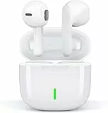 Auriculares Inalámbricos,In Ear Auriculares Bluetooth 5.3 con Cancelacion Ruido HD Mic, 50H HiFi Estéreo Cascos, Control Táctil, IPX7 Impermeable Deportes Audifonos Inalambricos para iPhone Android