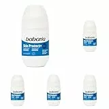Babaria - Desodorante rollon Skin Protect+ -0% alcohol - Antitranspirante - 50 ml (Paquete de 5)