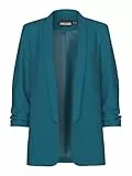 PIECES Pcboss 3/4 Blazer Noos Blazer, Mujer, Deep Lagoon., L