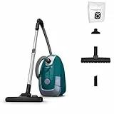 Rowenta Power XXL RO3143EA, aspiradora con bolsa, motor de bajo consumo con máximo de 900 W, capacidad de 4,5 L, kit para parqué, radio de acción de 12 m, filtración, cambio de bolsa higiénico
