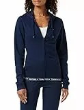 Tommy Hilfiger Sudadera para Mujer Hoodie con Cremallera, Azul (Navy Blazer), XS