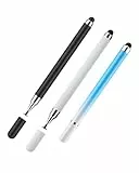 TPZORJX Punteros para móviles,3 pcs Lápiz Táctil Magnético 2 en 1 Lápiz para Tablet, Goma y Disco,Compatible con Todas Las Tabletas/Teléfonos como iPhone/iPad/Samsung/Huawei/Xiaomi