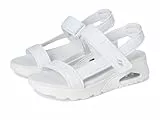 Skechers UNO Summer STAND2, Sandalia Mujer, White, 38 EU
