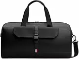Tommy Hilfiger Bolsa Duffle Hombre Foundation Bolsa Fin de Semana, Negro (Black), Talla Única