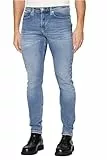 Calvin Klein Vaqueros Hombre Skinny Fit, Azul (Denim Light), 36W/31L