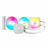 CORSAIR Nautilus 360 RS ARGB Refrigeración Líquida de CPU – 360mm AIO – Conexión Directa a la Placa Base – Intel LGA 1851/1700, AMD AM5/AM4 – 3X RS120 ARGB Ventiladores Incluidos – Blanco