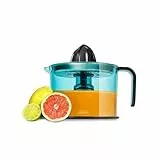 Cecotec Exprimidor Naranjas Eléctrico ZitrusEasy Inox. 40 W, Filtro de Acero Inoxidable, Tambor de 1 Litro BPA Free, Doble Sentido de Giro, Doble Cono y Cubierta Antipolvo
