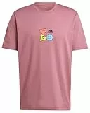 adidas Hombre Positivity Shapes Graphic tee, preloved Crimson, L