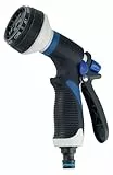 Aqua Control - Pistola de Riego Multifuncional con 8 Modos - Ligera, Resistente y Ergonómica - Ideal para Jardín, Plantas, Limpieza y Más