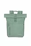 travelite Mochila para equipaje de mano, mochila para portátil de 15,6 pulgadas, BASICS, mochila de viaje con función enrollable, 60 cm, 35 litros