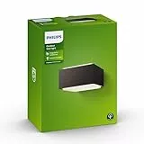 Philips myGarden Hedgehog Aplique exterior, resistente a la intemperie, en aluminio, color antracita, IP44