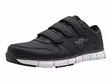 KangaROOS K-bluerun 700 V B, Zapatillas, Unisex adulto, Black Dark Grey 7644a 522, 43 EU