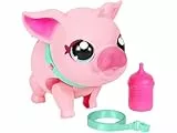 Little Live Pets - My Little Pig Pet, Cerdito Interactivo, Mascota de Juguete para cuidar,con Sonidos y Movimientos: Camina,Baila y Come. Niños +4 años, Famosa (LPW00000)