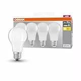 OSRAM Lamps 40600000000000 LEDVANCE E27, 11 W, Blanco cálido, Paquete de 4, 4