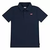 Levi's Lvb Back Neck Tape Polo, Camisa de Polo Niños, Azul, 8 años