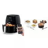 Ufesa AF5000 Phantom Freidora de Aire sin Aceite con WIFI, 5L, Control Táctil Digital, 8 Programas, 1500W + Ufesa Pack 7 Accesorios para Freidora de Aire sin Aceite