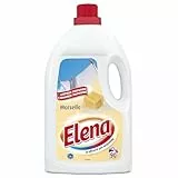 Elena Marsella Detergente para lavadora, adecuado para ropa blanca y de color, formato gel, 90 dosis