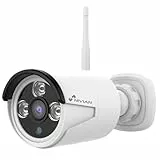 NIVIAN cámara Bullet WiFi 2K-Visión Nocturna-Apta para Interior y Exterior IP66-Codificación H265+ - Compatible con Kit videovigilancia NV-KIT830W-4CAM y NV-KIT430W-4CAM