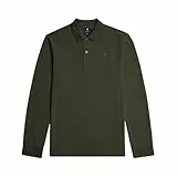 G-STAR Dunda Slim Polo LS, Gris Asfalt D27683-5864-995, Hombres