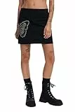 Desigual Pantalón Corto para Mujer Falda, Negro, M