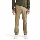 Dockers Signature Stain Defender Slim Creased, Chino, Hombre, New British Khaki, 31W/30L