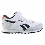 Reebok Glide Elastic & Top Strap, Sneaker, FTWRWHITE/MISTGREY/ENERGYRED, 34 EU