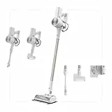 XIAOMI Vacuum Cleaner G20, Aspiradora Escoba sin Cable, 150AW, Luces LED, filtrado eficiente, batería de Larga duración, Blanco