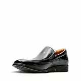 Clarks Tilden Free - Zapatillas de casa de cuero hombre, color negro, talla 42