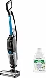 Bissell CrossWave HF2, Aspiradora de Mano con Cable, Aspirado y Mopa en un Solo Paso, Escoba Aspiradora Vertical Ligera, Vacuum Cleaner Potente, Aspiradora de Agua, Solo para Suelos Duros, 3845N
