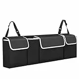 katmerio Organizador de maletero de coche, bolsa de almacenamiento para coche, bolsa para maletero de coche, organizador de maletero, bolsa para maletero con velcro, bolsas plegables