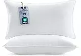 Utopia Bedding Almohadas (2 Unidades), 50 x 70 cm Almohadas de Primera, Fibra Hueca Virgen Siliconada, Almohadas Suave de Fácil Cuidado (Blanco)