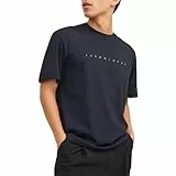 Jack & Jones Jjestar Jj Tee Ss Noos Camiseta, Hombre, Dark Navy, XL