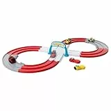 Chicco Race Car Track Pista de Coches RC 1,5 m, 2 Coches Teledirigidos, 2 Jugadores y Configuraciones, Pista de Carreras de 8 Anillos, Juego Libre, Control Remoto por Infrarrojos, Niños 1 a 4 Años