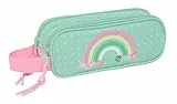 Safta GLOWLAB Amazing - Portatodo Doble Niño, Estuche Infantil, Estuche Niño, Ideal para Niños en Edad Escolar, Cómodo y Versátil, Calidad y Resistencia, 21x6x8 cm