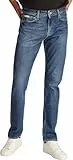 Calvin Klein Vaqueros Hombre Slim elásticos, Azul (Denim Medium), 30W/33L