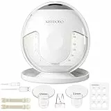 Sacaleches electricos,19 niveles 4 modos,320mmHg fuerte potencia de succión sacaleches manos libres,indoloro saca leche materna electrico(Blanco 1 pieza)