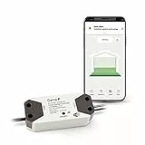 Garza Smart - Controlador de apertura de puerta de garaje inteligente, Wifi 2.4 Ghz, programable, control por app y por voz Alexa/Google, blanco