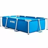 Intex 28270NP Small Frame - Piscina Desmontable, 220 x 150 x 60 cm, 1.662 litros, Color Azul