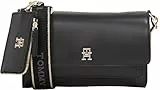 Tommy Jeans Bolso bandolera Mujer Joy Crossover con correa ancha, Negro (Black), Talla Única