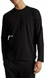 United Colors of Benetton Maglia G/C M/L 30964m021 Camiseta de Pijama, Negro, Hombre