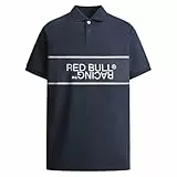 Red Bull Racing X Pepe Jeans RBR Panel Print Logo Polo, Blue (Dulwich Blue), M para Hombre