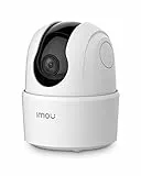 Imou Cámara IP WiFi Interior 2K(3MP) con Detección de Humano, Cámara de Vigilancia WiFi Interior 360° con Sirena, Audio Bidireccional, Modo de Privacidad, Compatible con Alexa para Bebé/Mascotas
