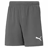 PUMA Teamrise Short Jr, Pantalón Corto Unisex Bebé, Multicolor (smoked Pearl/pu), 13/14-L Años