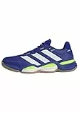 adidas Stabil 16 Indoor Shoes, Calzado Deportivo Hombre, Lucid Blue/Cloud White/Lucid Lemon, 44 2/3 EU