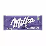 Milka Tierno Chocolate Con Leche De Los Alpes - Tableta De G, 125 Gramo