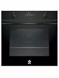 Balay - Horno multifunción, 60 cm, Aqualisis, Control Comfort, Raíles 1 nivel, Cristal Negro, 3HB5131N3