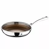 MasterPro GIRO 3 | Sartenes Antiadherentes de 20 cm Tecnología ILAG | Triple Capa Acero Inoxidable y Aluminio Forjado | Mango Ergonómico Acero | Anti Arañazos | Todo Tipo de Cocinas | Libre de PFOA