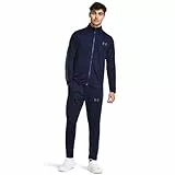 Under Armour UA Knit Track Suit Conjunto de deporte para hombre, chándal cómodo y suave, color azul medianoche/gris oscuro
