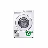Samsung Lavadora AI 9Kg Autodosificación, AI EcoBubble Clase A Blanca WW90DG6U85HHU3