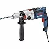 Bosch Professional GSB 21-2 RCT - Taladro percutor (1300 W, 2 velocidades, max perforación hormigón 22 mm, en maletín)